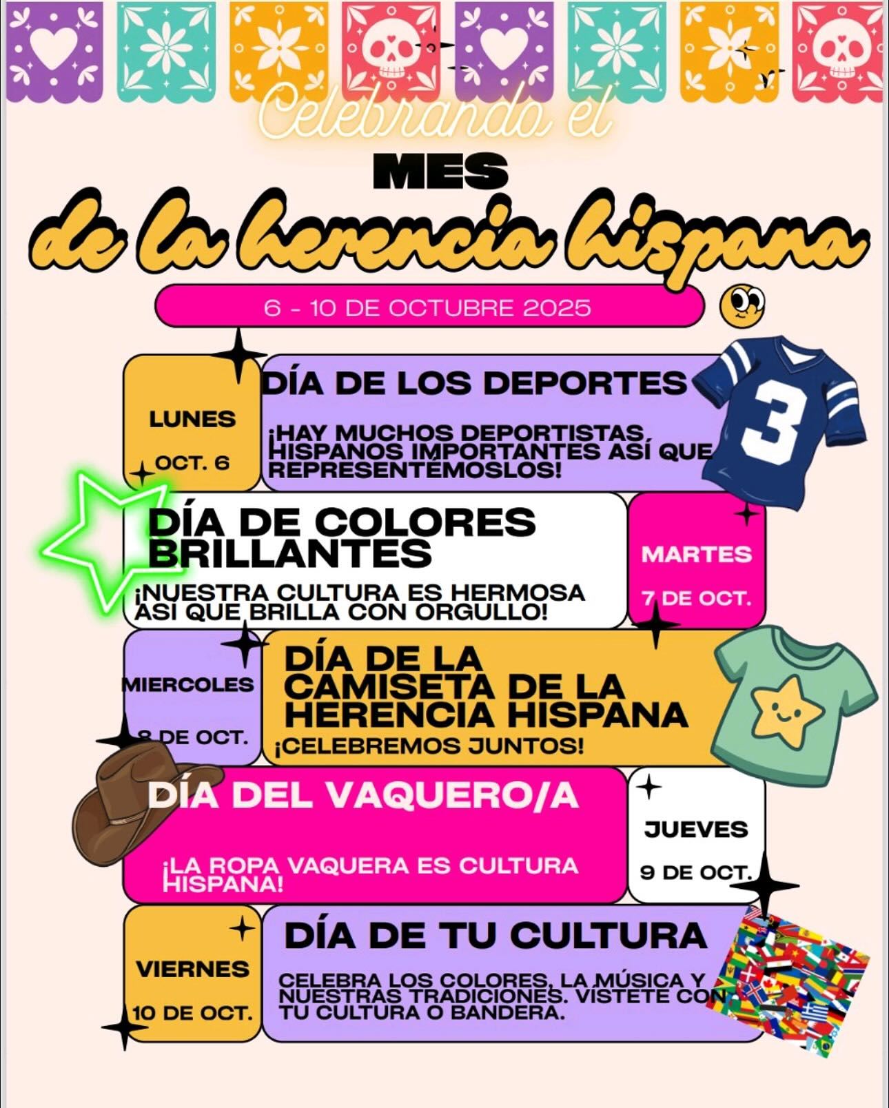  Hispanic Heritage Spirit Week